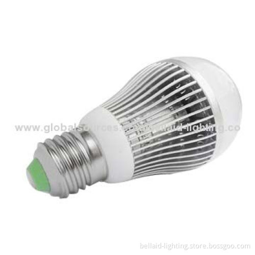 LED Globe Bulb, 3W Power, Super Long Lifetime, Energy-saving